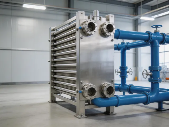 GEA HeatWorks plate heat exchanger installation